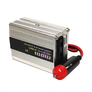 100W Car Power Inverter, DC 12V To AC 220V