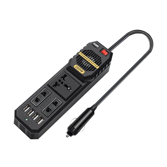 200W Car Inverter, DC 12V/24V To AC 220V 200W Car Inverter, DC 12V/24V To AC 220V