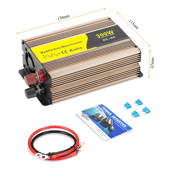 12v 300w Inverter, 12v To 110v/220v Power Inverter 12v 300w Inverter, 12v To 110v/220v Power Inverter