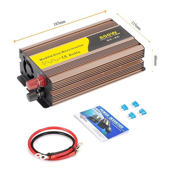 12v 600w Inverter, 12v To 110v/220v Power Inverter 12v 600w Inverter, 12v To 110v/220v Power Inverter
