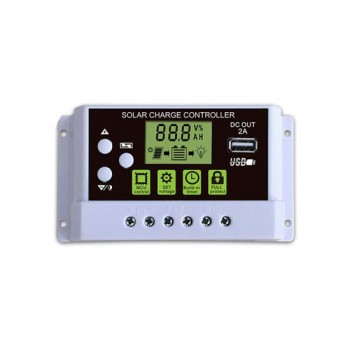 10 Amp 12/24V PWM Solar Charge Controller