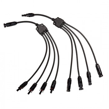 Solar Cable Connector, Y Branch 4 To 1 Solar Cable Connector, Y Branch 4 To 1