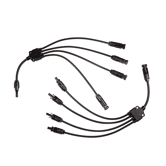 Solar Cable Connector, Y Branch 4 To 1 Solar Cable Connector, Y Branch 4 To 1