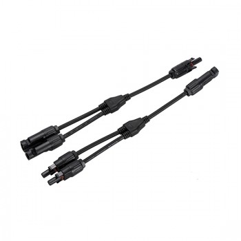 Solar Panel Cable Connector, Y Branch 2 To 1 Solar Panel Cable Connector, Y Branch 2 To 1