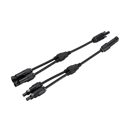 Solar Panel Cable Connector, Y Branch 2 To 1 Solar Panel Cable Connector, Y Branch 2 To 1