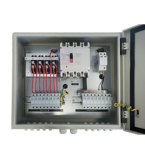 Solar Combiner Box, Photovoltaic System, 4/6/8/10 Array Input Solar Combiner Box, Photovoltaic System, 4/6/8/10 Array Input