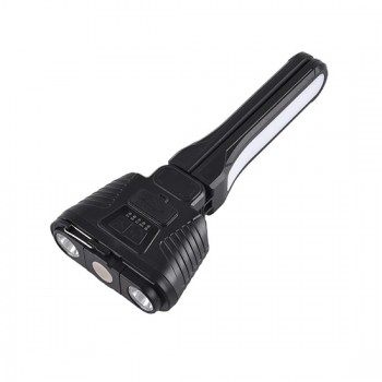 Handheld Solar Powered LED Flashlight With Hanging Hook Handheld Solar Powered LED Flashlight With Hanging Hook