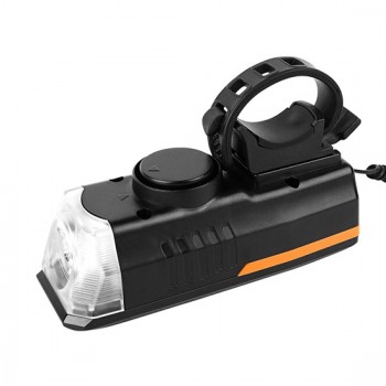 Solar Flashlight With Bike Headlight And Horn For Cycling Solar Flashlight With Bike Headlight And Horn For Cycling