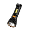 Portable Solar Flashlight With Side Light For Outdoor Use