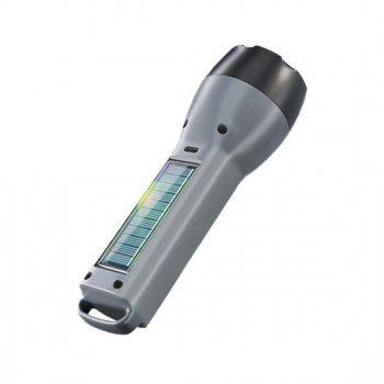 LCD Screen Solar Flashlight With Side Lamp LCD Screen Solar Flashlight With Side Lamp