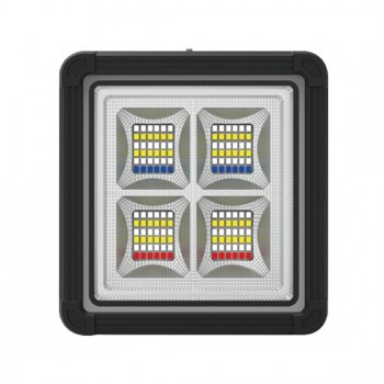 100W Rechargeable Solar Flood Light With Battery, 6000mAh