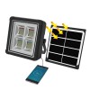 100W Rechargeable Solar Flood Light With Battery, 6000mAh