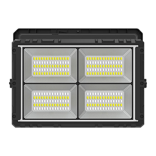 400W Stepless Dimming High Powered Solar Flood Lights, 14000mAh