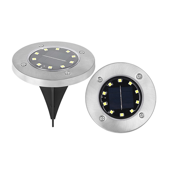 Outdoor 10 LED Solar In-ground Light, 4 Packs Outdoor 10 LED Solar In-ground Light, 4 Packs