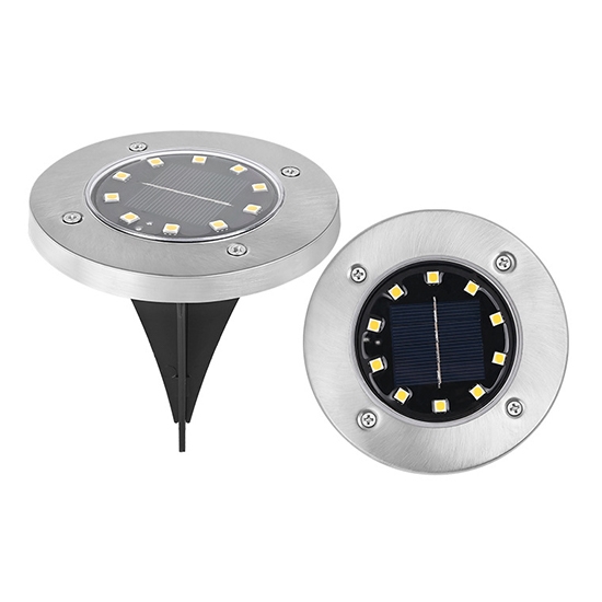 Outdoor 10 LED Solar In-ground Light, 4 Packs Outdoor 10 LED Solar In-ground Light, 4 Packs