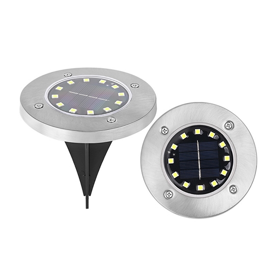 Outdoor 12 LED Solar In-ground Light, 4 Packs Outdoor 12 LED Solar In-ground Light, 4 Packs