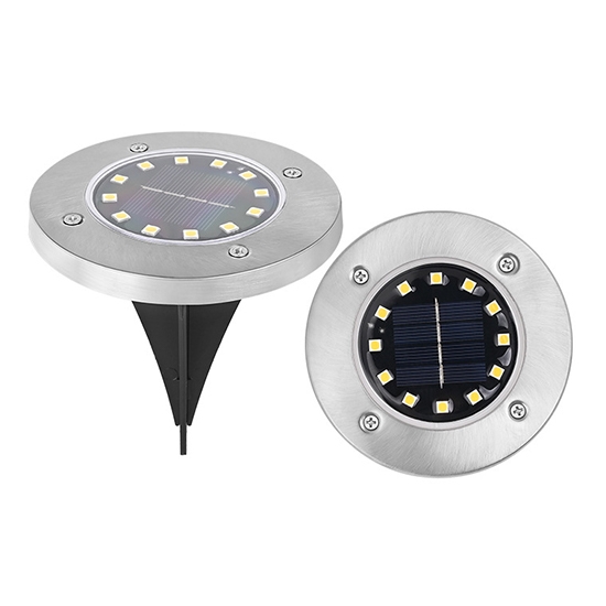 Outdoor 12 LED Solar In-ground Light, 4 Packs Outdoor 12 LED Solar In-ground Light, 4 Packs