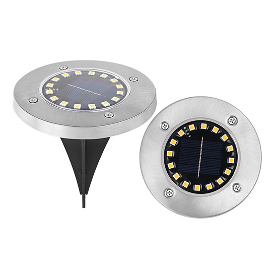 Outdoor 16 LED Solar In-ground Light, 4 Packs Outdoor 16 LED Solar In-ground Light, 4 Packs