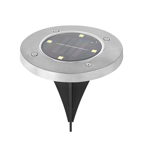 Outdoor 4 LED Solar In-ground Light, 4 Packs Outdoor 4 LED Solar In-ground Light, 4 Packs