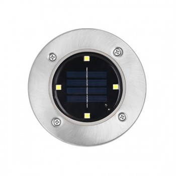 Outdoor 4 LED Solar In-ground Light, 4 Packs Outdoor 4 LED Solar In-ground Light, 4 Packs