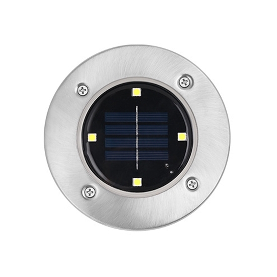 Outdoor 4 LED Solar In-ground Light, 4 Packs Outdoor 4 LED Solar In-ground Light, 4 Packs