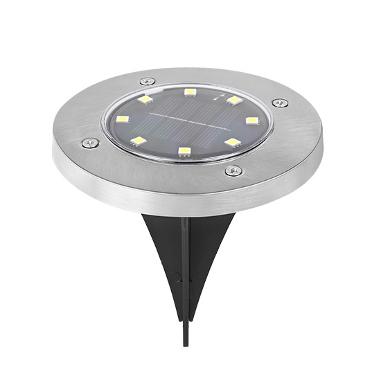 Outdoor 8 LED Solar In-ground Light, 4 Packs Outdoor 8 LED Solar In-ground Light, 4 Packs