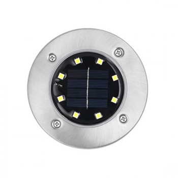 Outdoor 8 LED Solar In-ground Light, 4 Packs Outdoor 8 LED Solar In-ground Light, 4 Packs