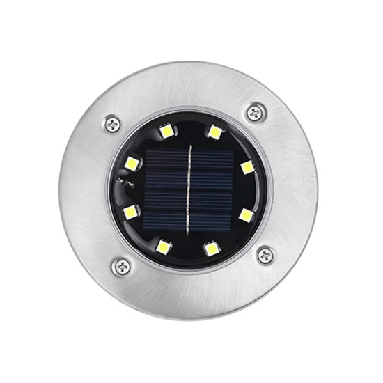Outdoor 8 LED Solar In-ground Light, 4 Packs Outdoor 8 LED Solar In-ground Light, 4 Packs