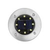 Outdoor 9 LED Solar In-ground Light, 4 Packs