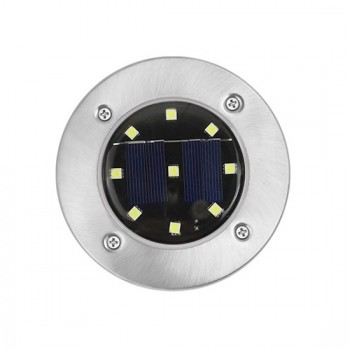 Outdoor 9 LED Solar In-ground Light, 4 Packs Outdoor 9 LED Solar In-ground Light, 4 Packs