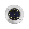 Outdoor 9 LED Solar In-ground Light, 4 Packs