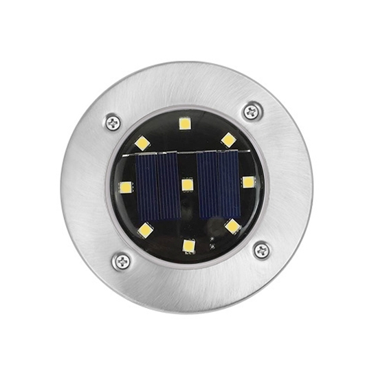 Outdoor 9 LED Solar In-ground Light, 4 Packs