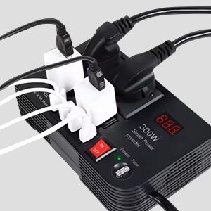 300W digital display car inverter multiple sockets 300W digital display car inverter multiple sockets