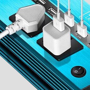 Intelligent cooling fan 80w car inverter cigarette lighting line