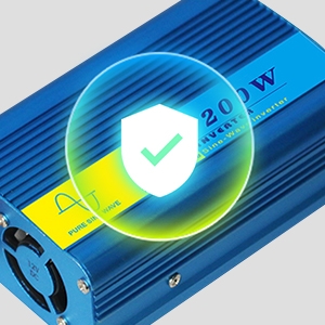 Multi protection 200W pure sine wave inverter multi protection