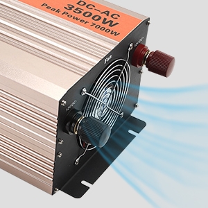 Intelligent cooling fan 3500W pure sine wave inverter cooling fan