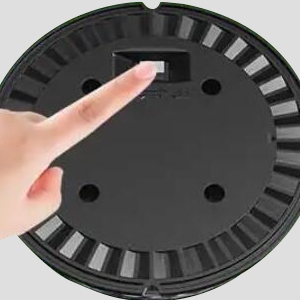 One-switch button 17 led solar in ground light one switch button