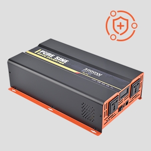 Multi protection functions Touch screen 3000w pure sine wave inverter with multi-protection functions