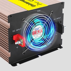 Intelligent cooling fan 5000W pure sine wave ups inverter intelligent cooling fan